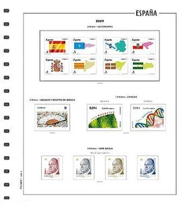 Hojas Stamps Spain FLC6675M Filober Colour 1966/75 Mounted - Picture 1 of 1