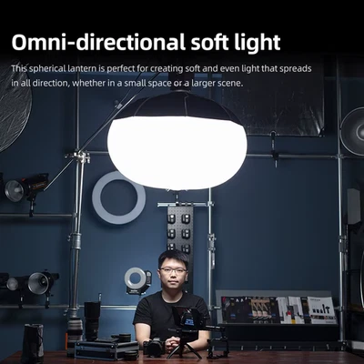 Portable Quick-Install Round Shape Lantern Softbox Light CS-50D 50cm CS-65D 65cm - Image 1 of 4