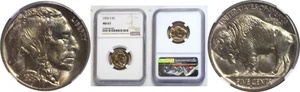 1936-S 5C Buffalo Nickel NGC MS-67 - Picture 1 of 3