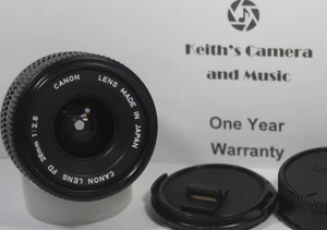 1 anno di garanzia come nuovo Canon nuovo FD NFD 28mm F2.8 obiettivo grandangolare per F-1 AE-1 A-1 - Foto 1 di 20
