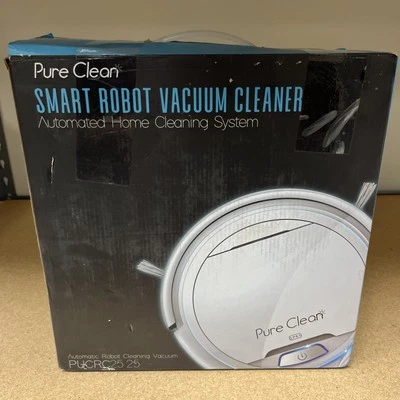 Robot Vacuum Pure Clean PUCRC25 Robot Vacuum Cleaner - White - Image 1 of 4