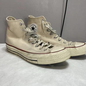 Converse Chuck Taylor All Star Lona Top Alto Crema Tostado Lona Para Hombres 10 W 12 - Imagen 1 de 10