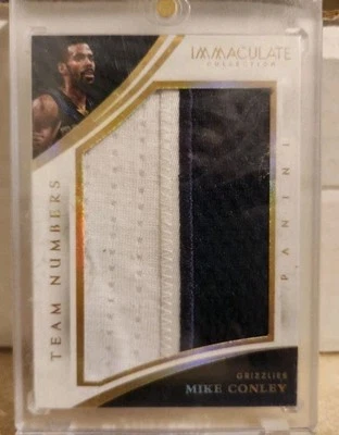 2014-15 Panini Immaculate Collection - Team Logos Mike Conley Numbers /15 (MEM) - Image 1 of 2