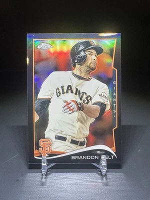 2014 Topps хром черный переливающийся Brandon ремень WS *читать * - Изображение 1 из 4