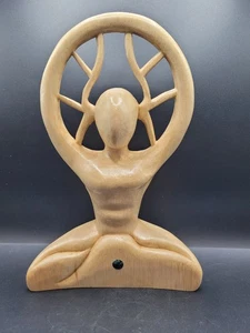 Estatua de Dios con Cuernos Wicca con Fertilidad Masculina Devine Aventurina Verde  - Imagen 1 de 6