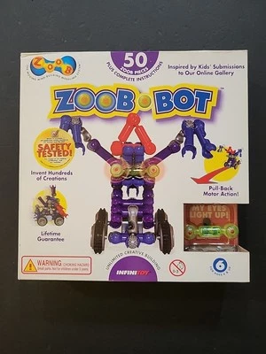 ZOOB-Bot Construction Building Set 50 Piece Toy NIB NEW FACTORY SEALED - Image 1 of 4