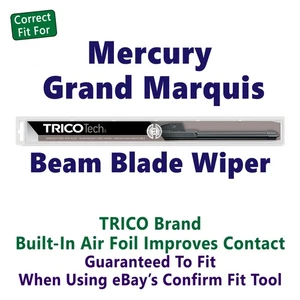 Wiper Blade (Qty 1) Beam fits 1975-1990 Mercury Grand Marquis -19180 - Picture 1 of 11