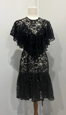 Black Milk Black Lace Frill Dress (belt Not Included) - image 1 of 4