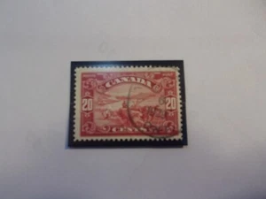 Canada Used, 1929 Issue, Scott #157, 20 Cent Harvesting Wheat. Dark Carmine - Picture 1 of 1