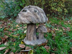 WOOD LIFE TOADSTOOL HOME/GARDEN DECORATION Vivid Arts, Attractive & Different LG - Picture 1 of 5