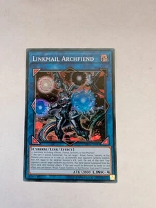 Yu-Gi-Oh! Linkmail Archfiend Unl Ed. RIRA-EN047 Super Rare NM Yugioh! - Picture 1 of 1
