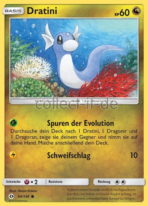 Pokemon 94/149 Dratini - Sonne und Mond - Bild 1 von 1