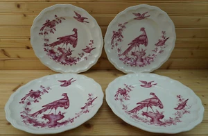 Copeland Chelsea Vogel rot (4) Essteller, 10 1/2" (G63) - Bild 1 von 10