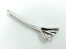 Tiffany & Co. Vintage Sterling Silver Gingko Leaf Pin / Brooch Nice Patina
