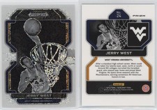 2022-23 Panini Prizm Draft Picks White Sparkle Prizm Jerry West #24 HOF