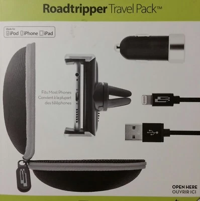 Paquete de viaje Bracketron Roadtripper - Kit de cargador Iphone Ipad iPod USB Foto 1 de 4