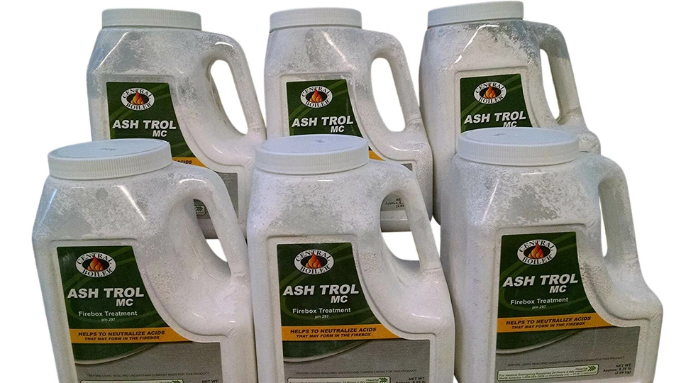 Piezas de caldera central ASHTROL-MC 6 jarras estufa de leña exterior modificador de pH (#297) Foto 1 de 1