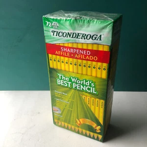 Lápices de madera preafilados 2 Hb amarillo suave 72 unidades - Imagen 1 de 6