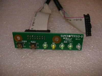 Front Panel FP513-D für Supermicro SC513 Rack, inkl. Kabel - Bild 1 von 2