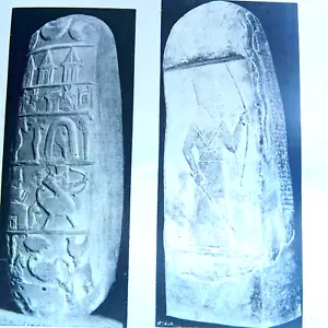 c.1900s Glass Plate Negative Ancient "Boundary Stones" Egypt 4x5 - Picture 1 of 8