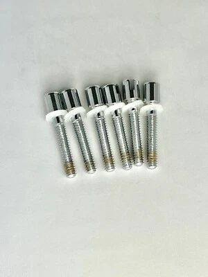 Sonor Designer Slotted Tension Rods 1/4" x 35mm Chrome (6 Pcs) 190 007 01