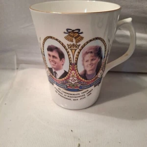 Prince Andrew/Sarah Ferguson Wedding cup, Nanrich Pottery - Picture 1 of 3