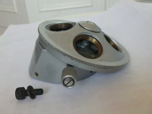 Reichert 4-position nosepiece with mount & fixing screws - complete - Picture 1 of 6