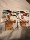 NBA 2K10 (Nintendo Wii, 2009) With Outer Sleeve And Manual. Not Tested.