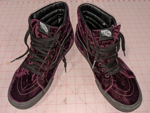 purple high top vans