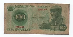ANGOLA 100 KWANZAS 1979 PICK 115 LOOK SCANS - Picture 1 of 2