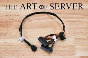 Dell 7W5N8 SAS cable SFF-8643 to 2xSFF-8482 + SATA power - Picture 1 of 4
