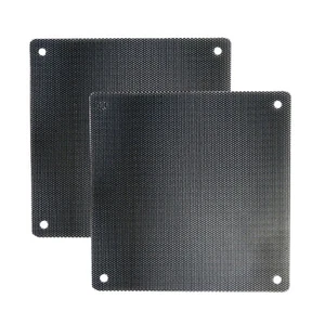 Lot de 2 Filtres Grille Protection Noir 140mm pour Ventilateur de Boitier 140 mm - Afbeelding 1 van 5