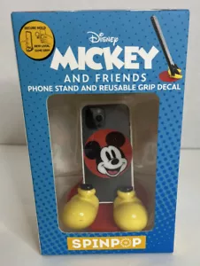 Supporto telefono Topolino Spin Pop Disney nuovo con scatola con impugnatura riutilizzabile decalcomania - Foto 1 di 7