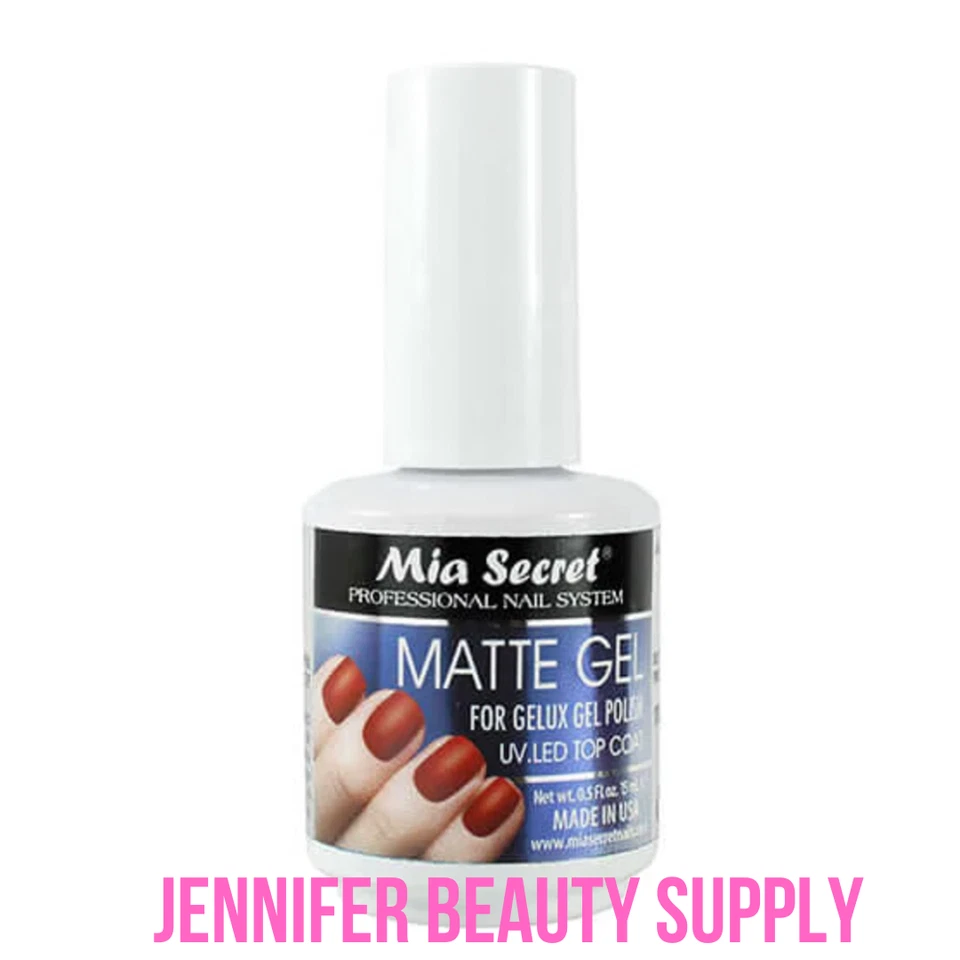 Mia Secret - Gel mate para esmalte en gel GELUX UV, LED capa superior 1/2 oz | JBS Foto 1 de 1