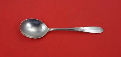 Cuchara sopera crema Overture by National plata esterlina 6 3/8" Foto 1 de 2