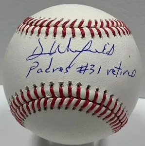 DAVE WINFIELD Signed Official MLB Baseball AUTO w/ "Padres #31 Retired" - JSA - Picture 1 of 1