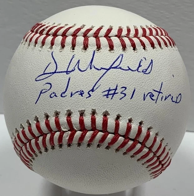 DAVE WINFIELD Signed Official MLB Baseball AUTO w/ "Padres #31 Retired" - JSA - Image 1 of 1