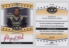 2013 Leaf US Army All-American Bowl Tour Red Ink /10 Johnny O'Neal #TA-JO2 Auto