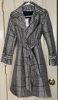 Chaqueta de trinchera White House Black Market con cinturón talla SP NUEVA CON ETIQUETAS Foto 1 de 4