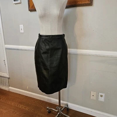 Falda de cuero vintage de Amati Mkd talla 11/12 Foto 1 de 4