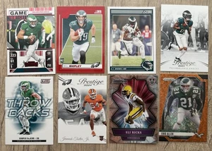 Philadelphia Eagles 8 Card Lot- Cooper DeJean AJ Brown Devanta Smith Shipley(RC) - Picture 1 of 2