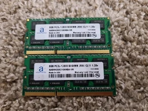 Adamanta 16GB (8GBx2) PC3L-14900 SODIMM 2RX8 CL13 1.35vAASM42SE21G64SA-NR - Picture 1 of 1