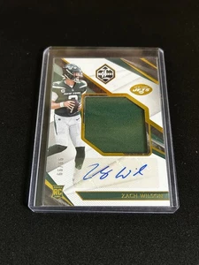 2021 Panini Limited Rookie Patch Auto Zach Wilson /99 - Bild 1 von 2