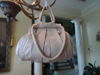 Christian Louboutin Soft Pink Glove Leather Shoulder Bag - Image 1 of 4