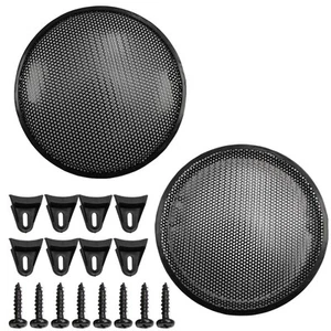 2Pcs 12 inch Speaker Grill Cover Mesh Car Audio SubWoofer Grille Waffle Grill... - Picture 1 of 7