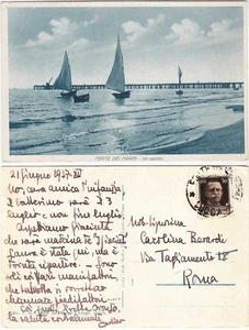 FORTE DEI MARMI - LUCCA - EIN GRUSS - REISE 1937 -26061- - Bild 1 von 1