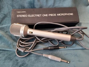Vintage Realistic Stereo 3.5 Condenser Microphone WORKING - Picture 1 of 4