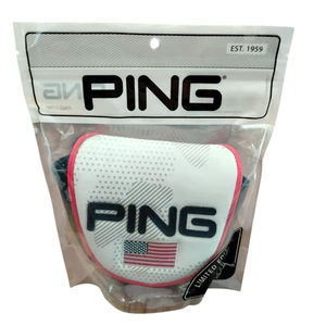 PING Mallet Putter Cover USA Limited Edition White Camo Patriotic Stars New Golf - Picture 1 of 3
