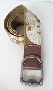 RELIC ETCHED SCREEN PRINT BELT KHAKI SIZE 36 - 40 - Picture 1 of 6