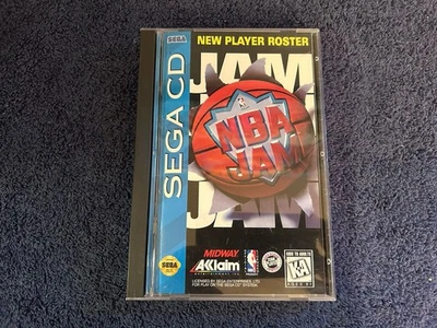 NBA Jam (Sega CD, 1994) Complete CIB With Reg Card Tested Ships Free !! - Image 1 of 4